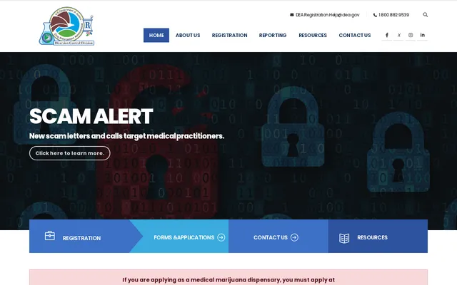 deadiversion.usdoj.gov — screen grab